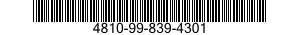 4810-99-839-4301 ACTUATOR 4810998394301 998394301