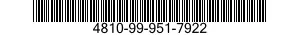 4810-99-951-7922 SPACER,SLEEVE 4810999517922 999517922