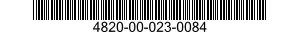 4820-00-023-0084 VALVE,GLOBE 4820000230084 000230084