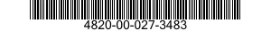 4820-00-027-3483 STEM,FLUID VALVE 4820000273483 000273483