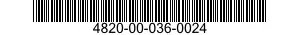 4820-00-036-0024  4820000360024 000360024