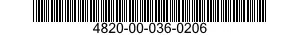 4820-00-036-0206 DISK,VALVE 4820000360206 000360206