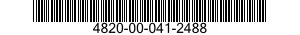 4820-00-041-2488 CONNECTOR,PLUG,ELECTRICAL 4820000412488 000412488