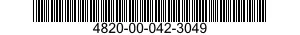 4820-00-042-3049 STEM,VALVE 4820000423049 000423049