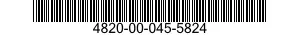 4820-00-045-5824 VALVE,REGULATING,FLUID PRESSURE 4820000455824 000455824