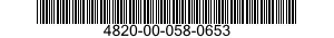 4820-00-058-0653 VALVE,FLOAT 4820000580653 000580653
