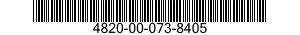 4820-00-073-8405 VALVE,SAFETY RELIEF 4820000738405 000738405