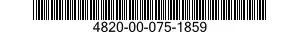 4820-00-075-1859 COCK,DRAIN 4820000751859 000751859