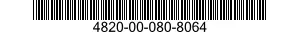 4820-00-080-8064 VALVE,STOP-CHECK 4820000808064 000808064