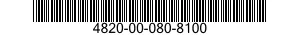 4820-00-080-8100 STEM,VALVE 4820000808100 000808100