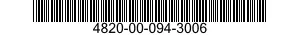 4820-00-094-3006 VALVE,SAFETY RELIEF 4820000943006 000943006