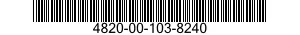 4820-00-103-8240 VALVE,CHECK 4820001038240 001038240
