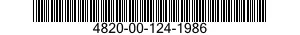 4820-00-124-1986  4820001241986 001241986