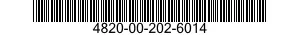 4820-00-202-6014 COCK,POPPET DRAIN 4820002026014 002026014