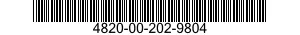 4820-00-202-9804 VALVE,GATE 4820002029804 002029804
