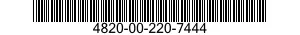4820-00-220-7444 ADAPTER,VALVE 4820002207444 002207444