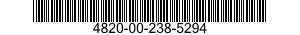 4820-00-238-5294 VALVE,REGULATING,FLUID PRESSURE 4820002385294 002385294