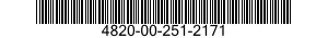 4820-00-251-2171 VALVE,PRESSURE EQUALIZING,GASEOUS PRODUCTS 4820002512171 002512171