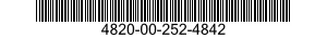4820-00-252-4842 VALVE,SAFETY RELIEF 4820002524842 002524842