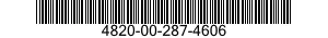 4820-00-287-4606 VALVE,ANGLE 4820002874606 002874606