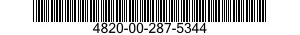 4820-00-287-5344 VALVE,GLOBE 4820002875344 002875344