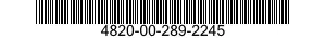 4820-00-289-2245 VALVE,STOP-CHECK 4820002892245 002892245