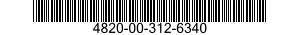 4820-00-312-6340 VALVE,ANGLE 4820003126340 003126340