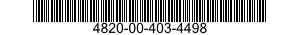 4820-00-403-4498 VALVE,GATE 4820004034498 004034498