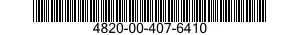 4820-00-407-6410 VALVE,RELIEF 4820004076410 004076410