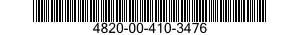 4820-00-410-3476 VALVE,SERVICE 4820004103476 004103476