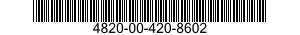 4820-00-420-8602 VALVE,SAFETY RELIEF 4820004208602 004208602