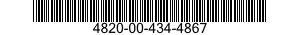 4820-00-434-4867 VALVE,VENT 4820004344867 004344867