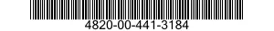 4820-00-441-3184 VALVE,CHECK 4820004413184 004413184