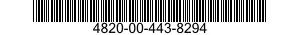 4820-00-443-8294 VALVE,LINEAR,DIRECTIONAL CONTROL 4820004438294 004438294