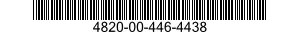 4820-00-446-4438 VALVE 4820004464438 004464438