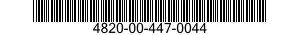 4820-00-447-0044 DISK,VALVE 4820004470044 004470044