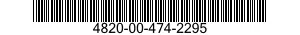 4820-00-474-2295  4820004742295 004742295
