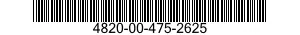 4820-00-475-2625  4820004752625 004752625