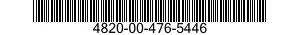 4820-00-476-5446 VALVE,CALIBRATED FLOW 4820004765446 004765446