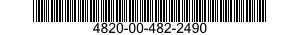4820-00-482-2490 VALVE,GATE 4820004822490 004822490