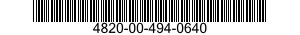 4820-00-494-0640 DISK,VALVE 4820004940640 004940640