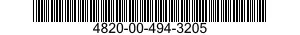 4820-00-494-3205  4820004943205 004943205