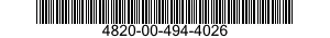 4820-00-494-4026  4820004944026 004944026