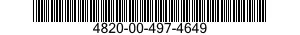4820-00-497-4649  4820004974649 004974649