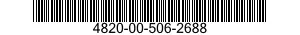 4820-00-506-2688  4820005062688 005062688