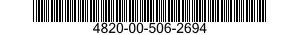 4820-00-506-2694  4820005062694 005062694