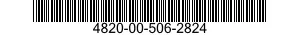 4820-00-506-2824  4820005062824 005062824