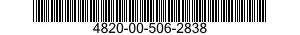 4820-00-506-2838  4820005062838 005062838