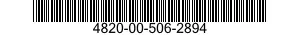 4820-00-506-2894  4820005062894 005062894