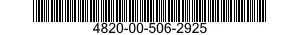 4820-00-506-2925 PISTON,VALVE 4820005062925 005062925
